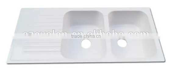 Italian Kitchen Sink Solid Surface Kitchen Ware/Sanitary acrylic resin stone kitchen sink,solid surface double bowl kitchen sink