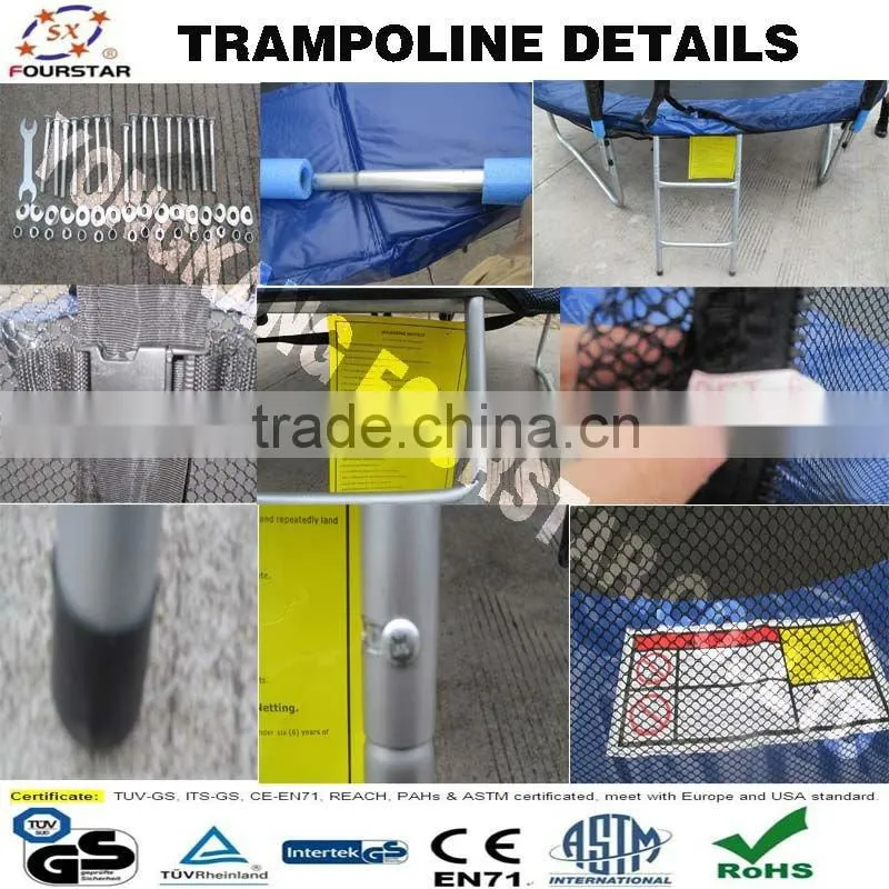 SUPER 16FT TRAMPOLINE WITH SAFETY NET
