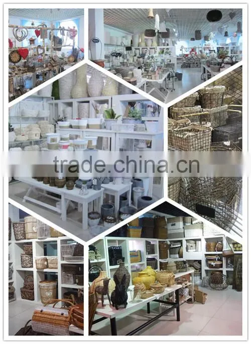 plastic rattan basket basket