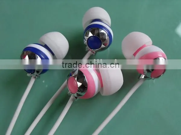 Popular foldable and high quality 10cm wire earphone & headset (YYM-1102)