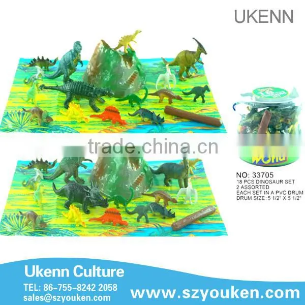 2016 UKENN EVA Non-toxic plastic forest model animal toys for children