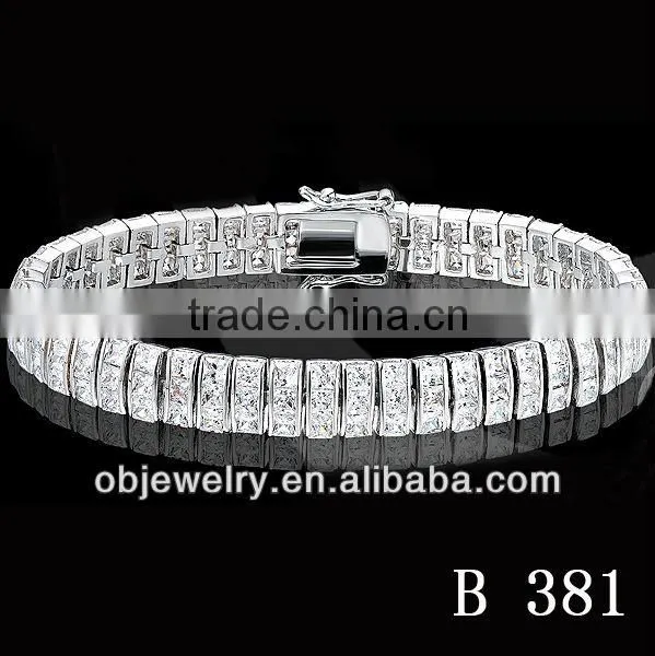 Elegant luxury zircon party bracelet unique design with 925 silver jewelry