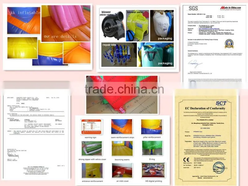 2015 commercial inflatable combo top grade bounce toys for new
