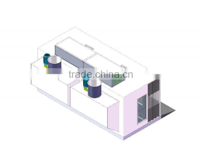 JF car spray booth mobile spray booth mini spray booth container remold