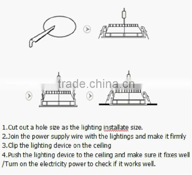Hottest nice led downlight 3*1w ceiling modern crystal ceiling lamp factory direct selling
