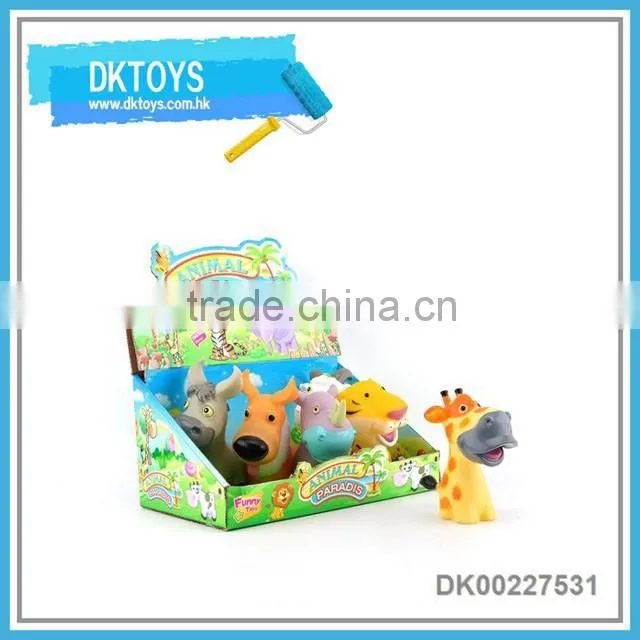 2016 Hot selling soft PVC animal roto-cast animal toys