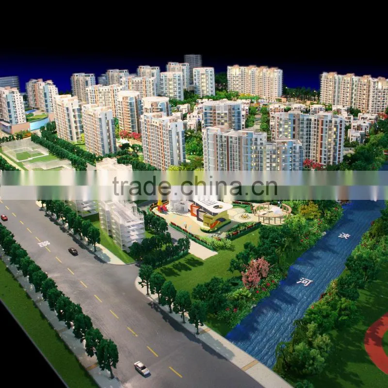 New product plastic miniature architectural model