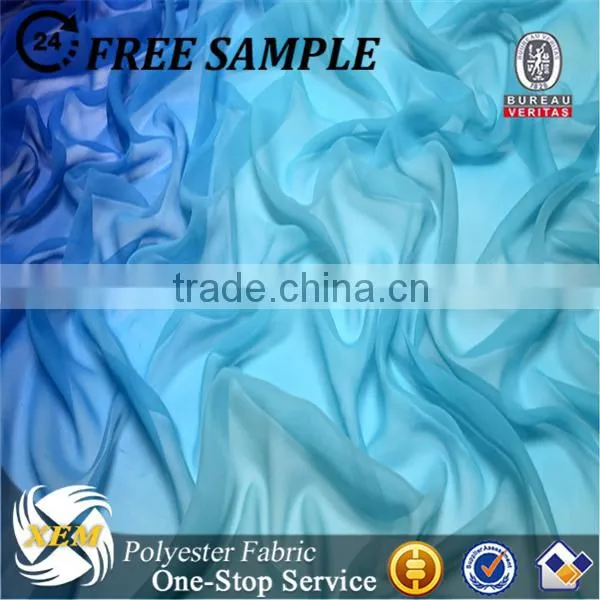 75D 100%polyester chiffon tops wholesale fabric