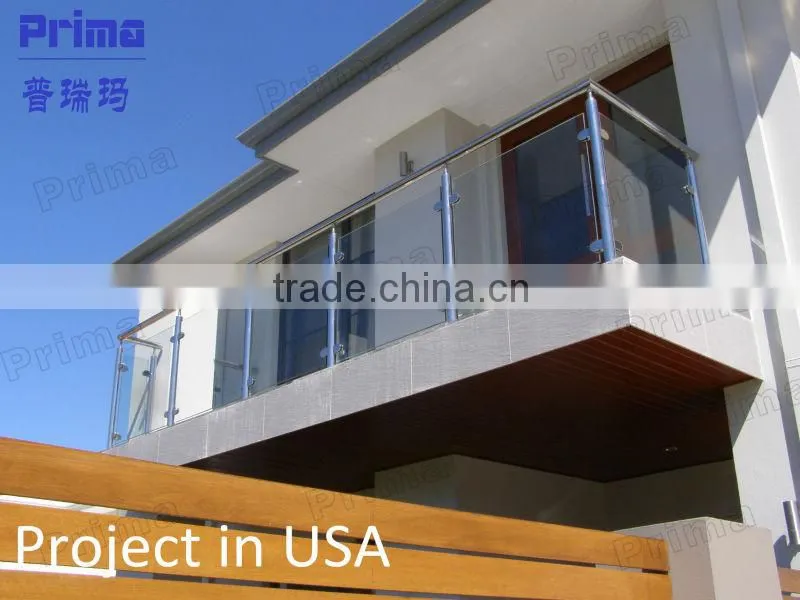 Hot sale wire stair railing with solid wood handrail(PR-B144)