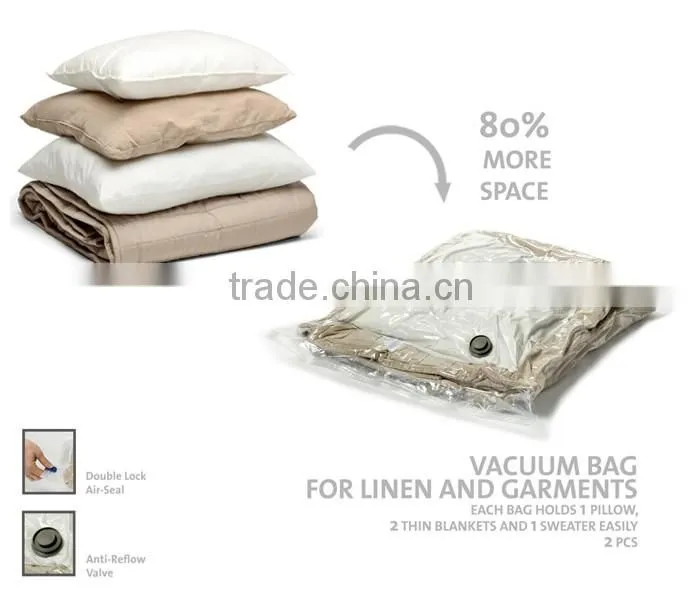 Hot sell vacuum bag for clothes storage and Space Saver vacuum bags