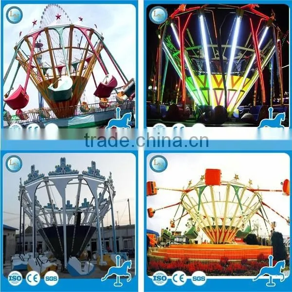 Super fun on Alibaba! Outdoor amusement park family equipment super swing chair ride for sale