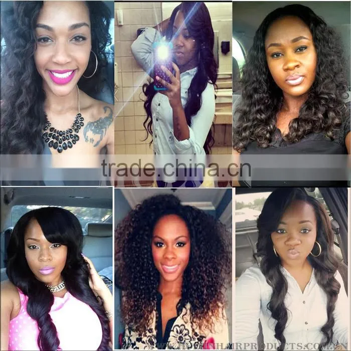 3pcs each bundle Burmese hair weaving romance curl