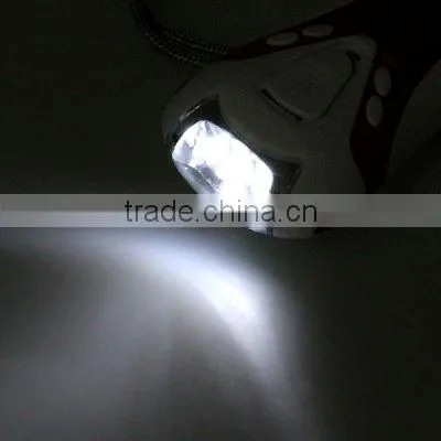 rechargeable plastic led flashlight dynamo flashlight