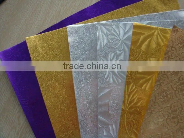 color embossing pet laminated film