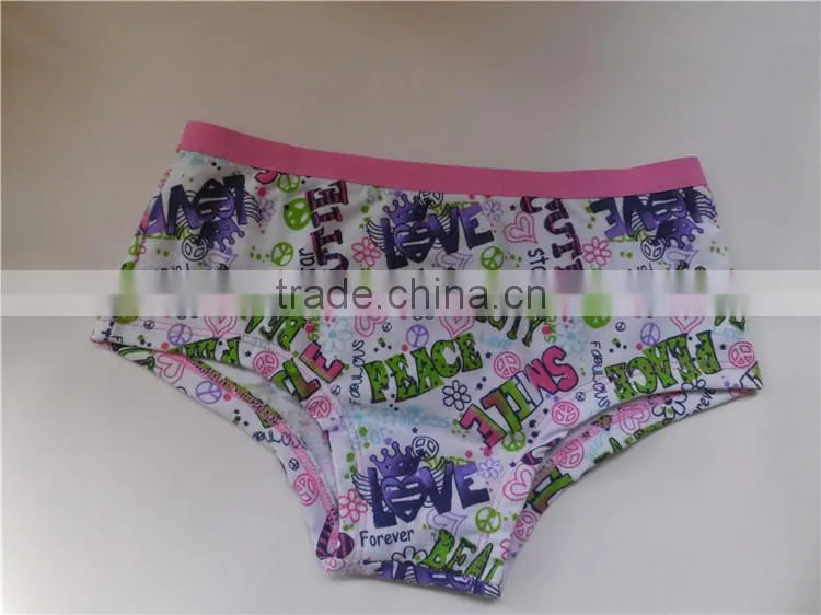 Best quality new design child cotton panty sexy children underwear
