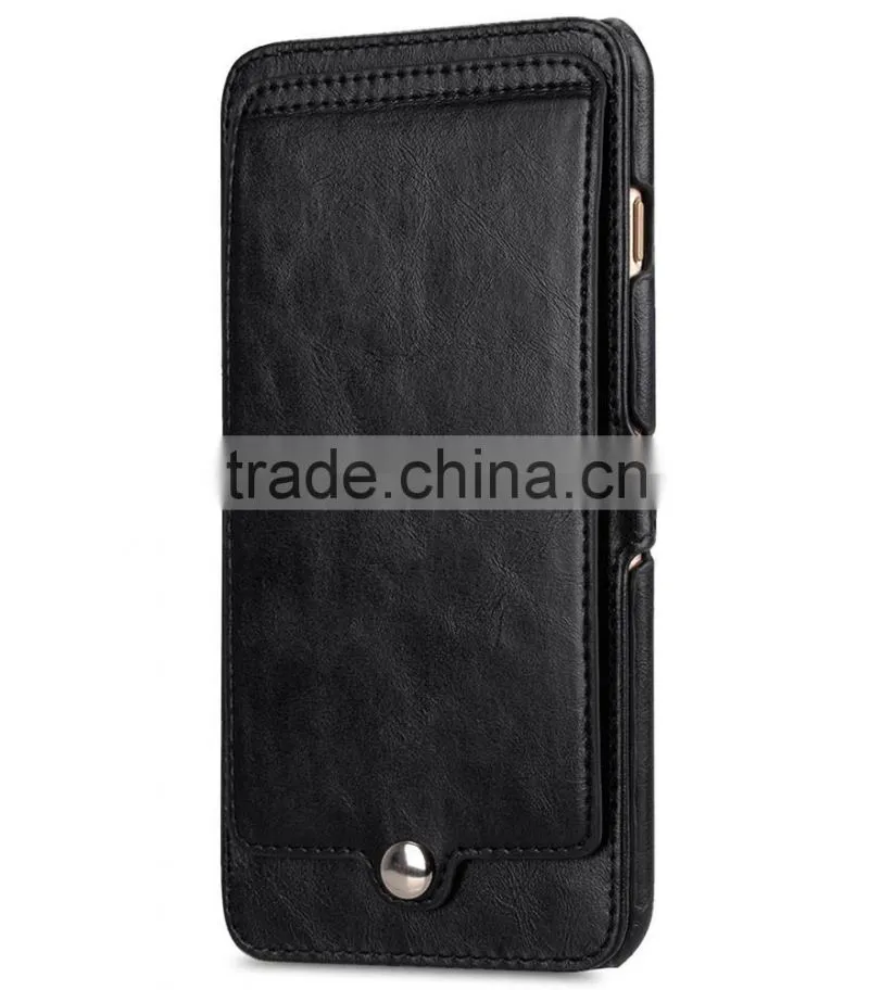 Pocket Black Book Type PU Leather Case for Apple iPhone 7 Plus(5.5")