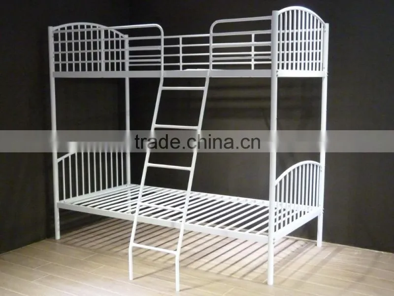 White Convertible Bunk Bed school furniture