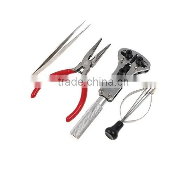 Perfect Watchmaker Repair Tool Kit With Hammer ,Remover ,Opener Mainspring Winder Tool Watch