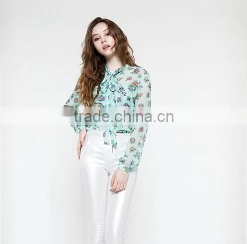 Long Sleeve Women 100% Silk Shirts