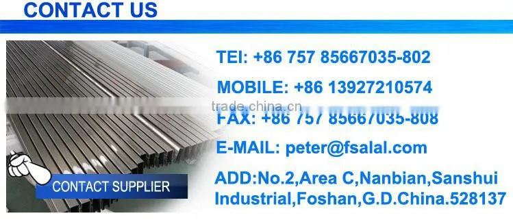 Top Quality Furniture Knob Recess L Shaped Aluminum Extrusion