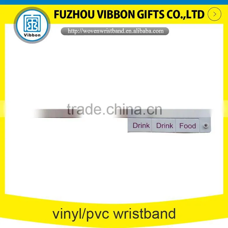 2016 new design promotional pvc wristbands for events