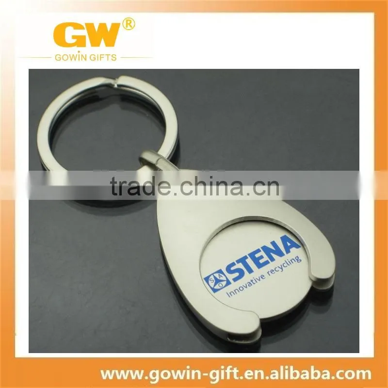 trolley token coin keychain /coin holder keychain