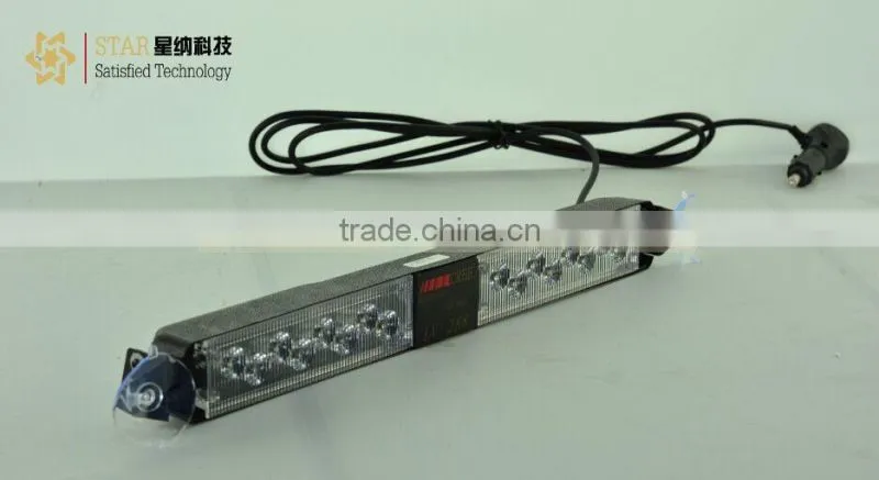 1W*16 LED emergency strobe visor lightbar