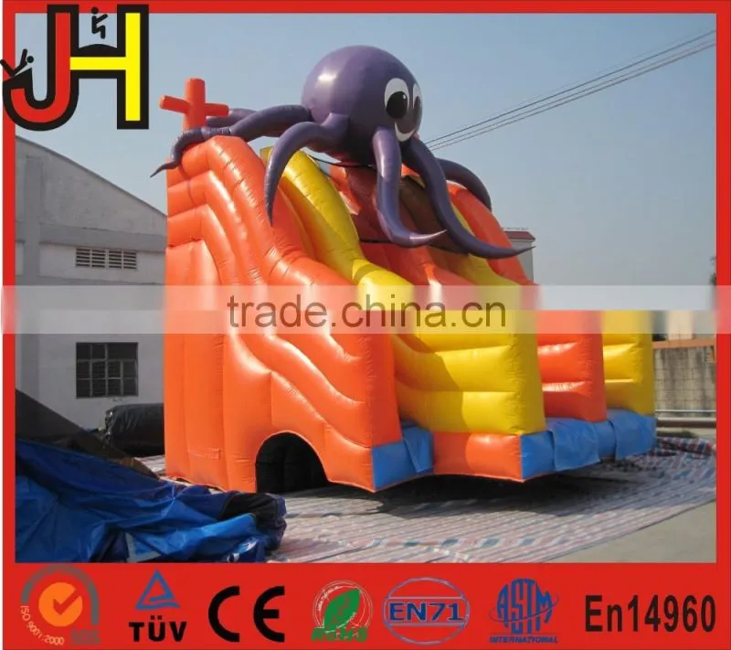 Inflatable octopus slide, popular inflatable water slide for sale