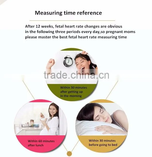 CE/ISO/FDA Approved Medical High Quality Fetal Doppler