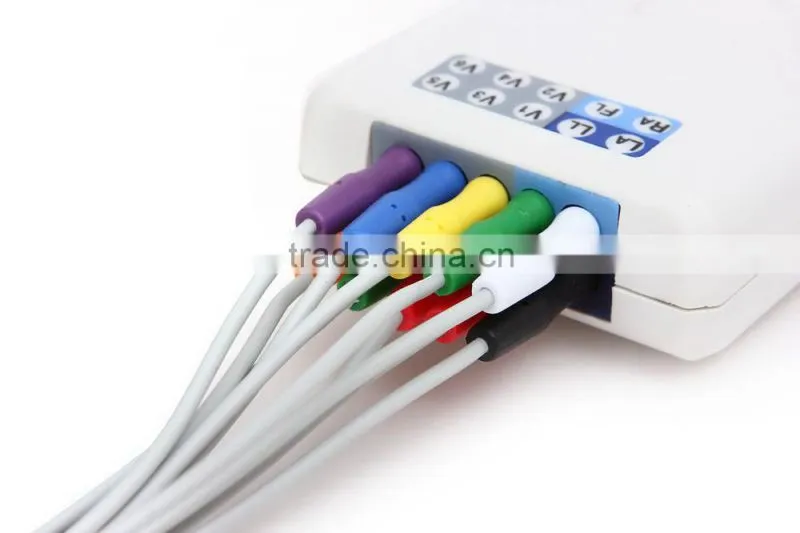 12 channel ECG holter system recorder analyzer EKG Holter Monitor with Free software