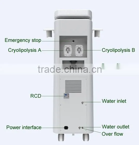 The newest body fat shape slimming beauty machine with two heads could work at the same time