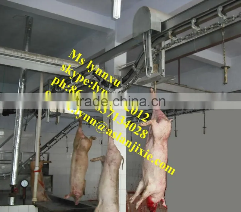pig slaughter equipment/300 head pig slaughtering machine line