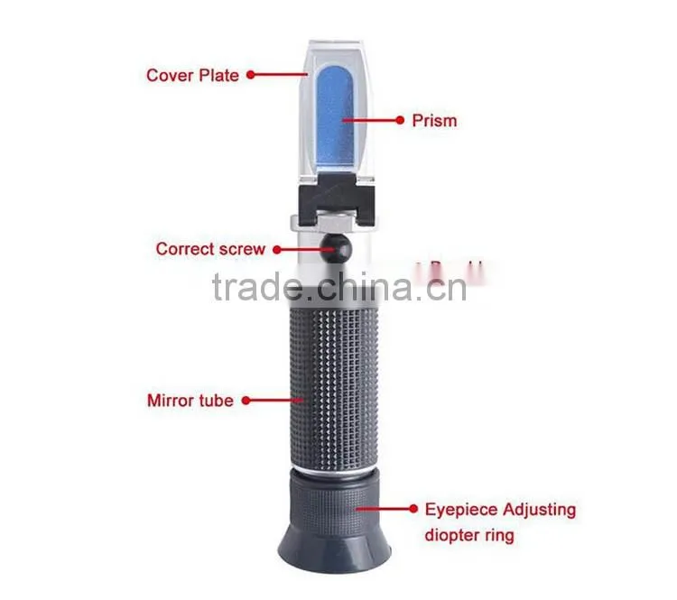 Accurate Hand Held Optic Honey Refractometer For Sugar Honey Brix Refractometer Tester 58%-90%