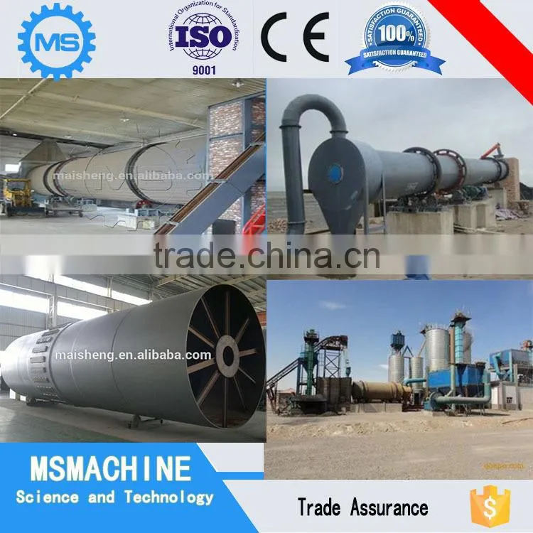 high efficient bagasse rotary drier hot sale