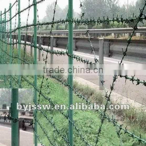 Double Twist Galvanized Barbed Wire