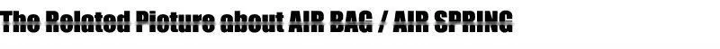 Car Air Suspension Spring