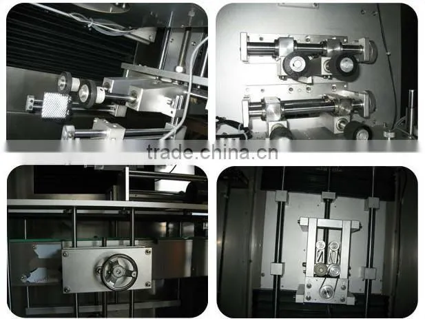 sleeve labeling machine with label shrinking tunnel and steam generator