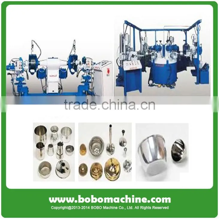 Polishing machine for steel utensil tableware