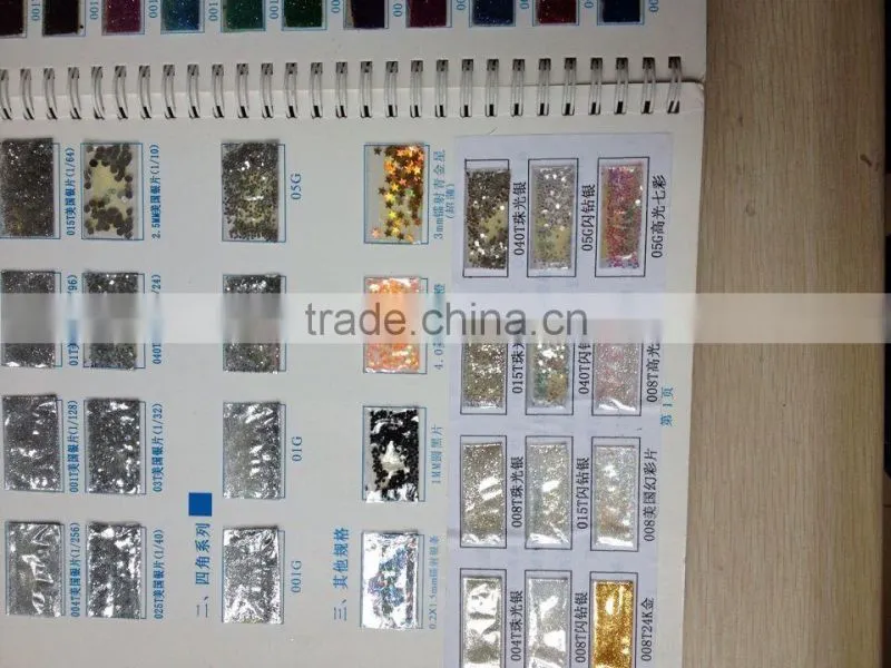 Nail art acrylic uv gel glitters powder