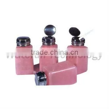 Pink ESD Plastic Dispenser Bottle