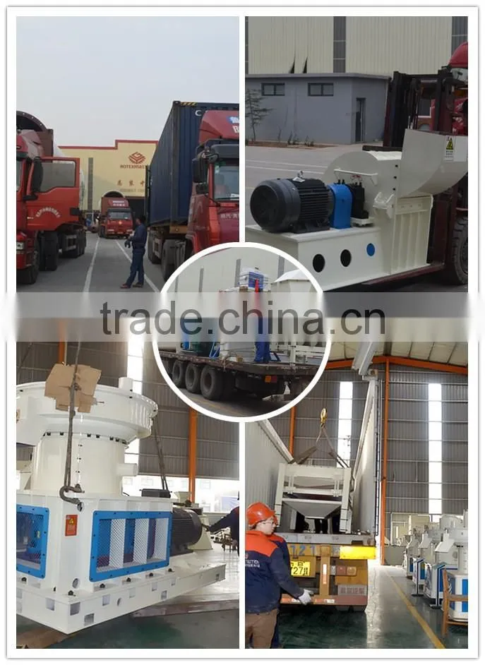Machines to make wood pellets for biomass power plant and pellet stove used
