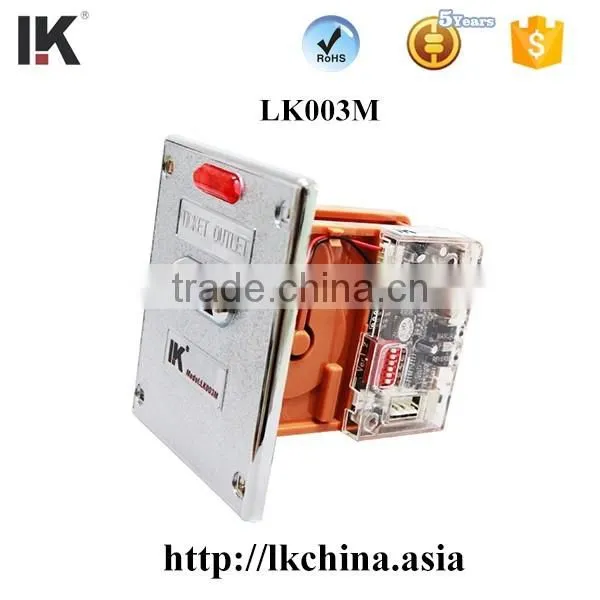 LK003M Realistic 8D Cinema Racing simulator game machine Ticket dispenser