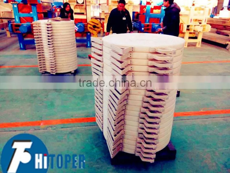big stress round plate filter press
