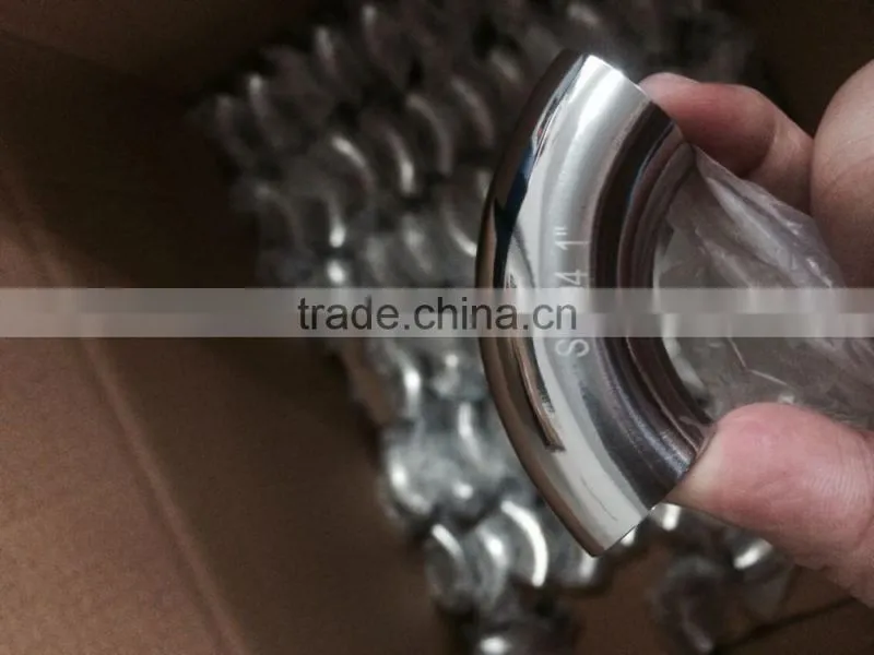 304 316 stainless steel sanitary pipe fitting for food grade