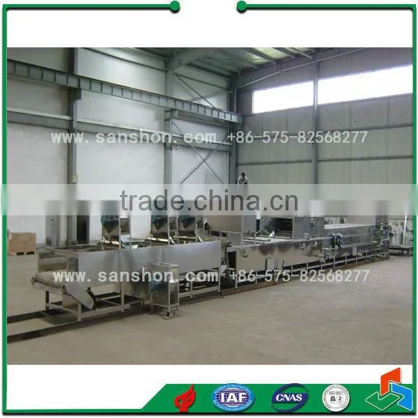 China Vegetable Quick Freezing Line
