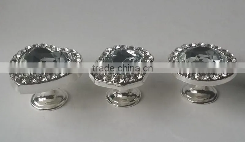 wholesale small fancy zinc alloy drawer knobs for modern furniture