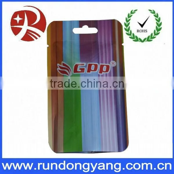moistureproof plastic bags packaging with food bag