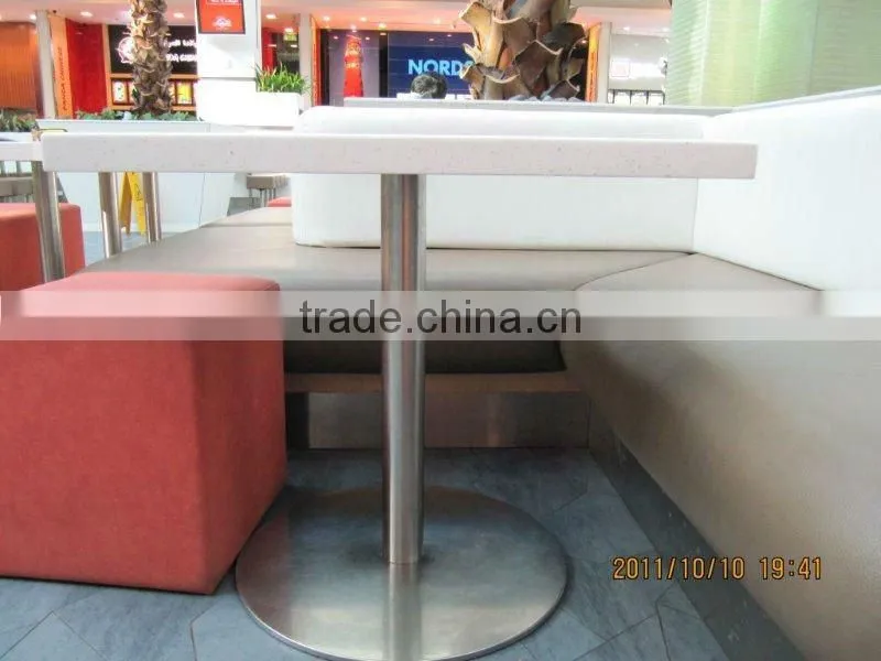 Custom sized solid surface bar counter