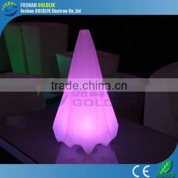 RGB Plastic Rechargeable LED Light With Remote Control