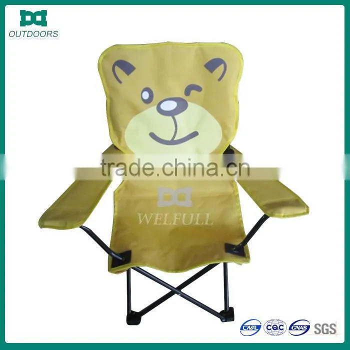 Bear picture camping chair for kids personalized
